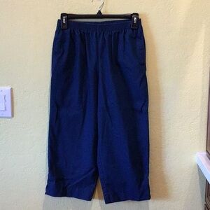 Alfred Dunner Blue Straight Leg Pants 8 medium z16